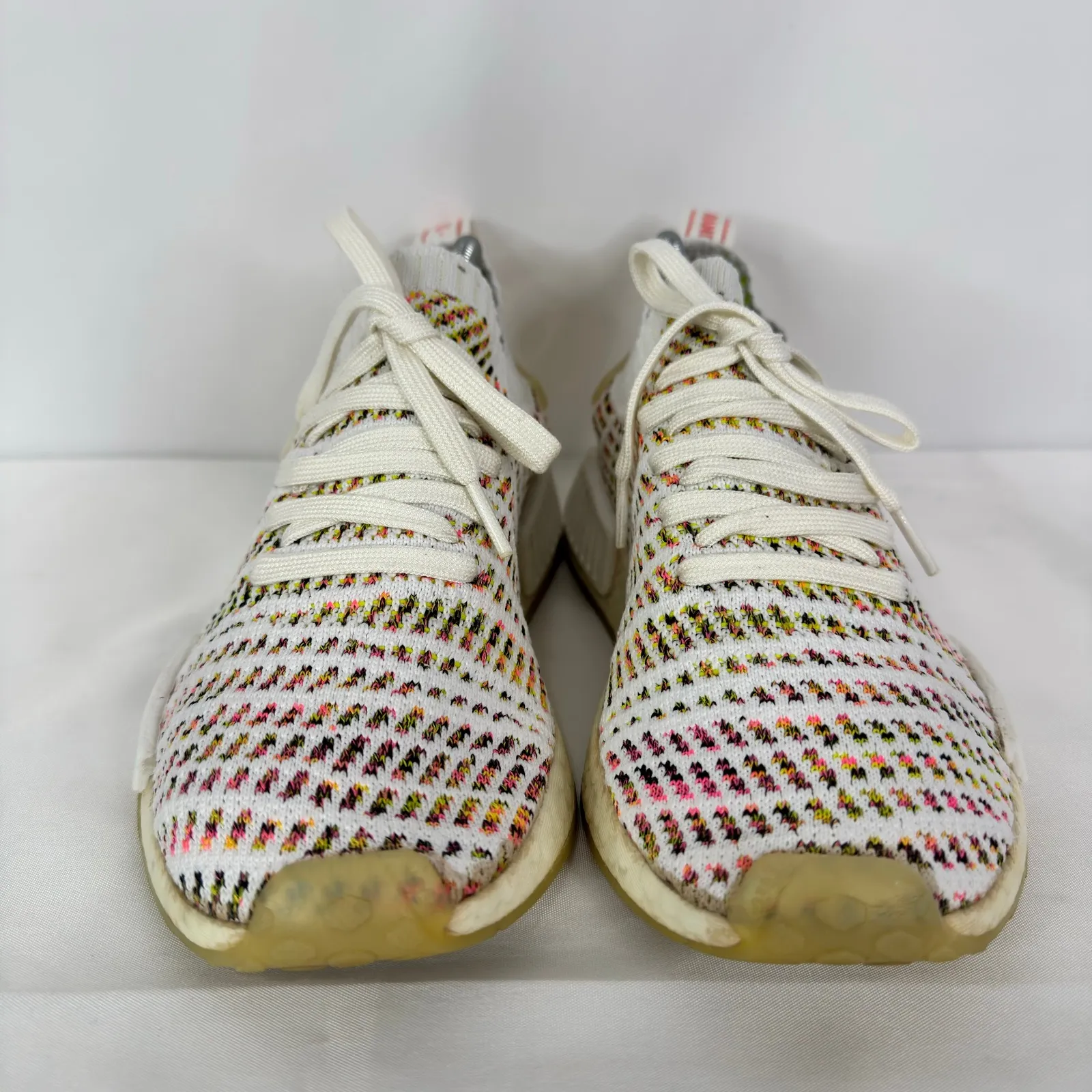 Adidas NMD R1 PK Womens Size 9 Multi Color Knit Boost Sneakers - Image 8