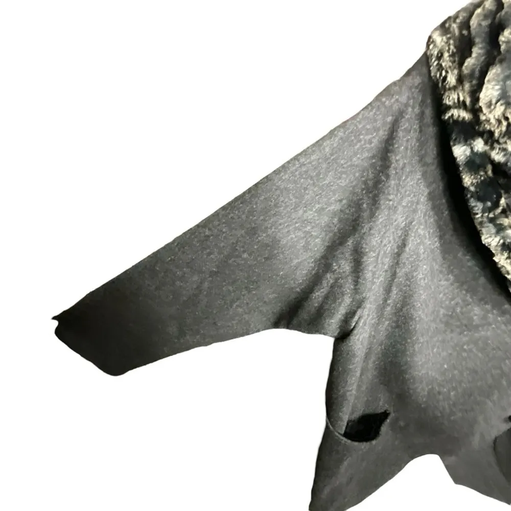 Giselle Shepatin Gray Wool Faux Fur Samantha Jacket Size undefined - Image 10