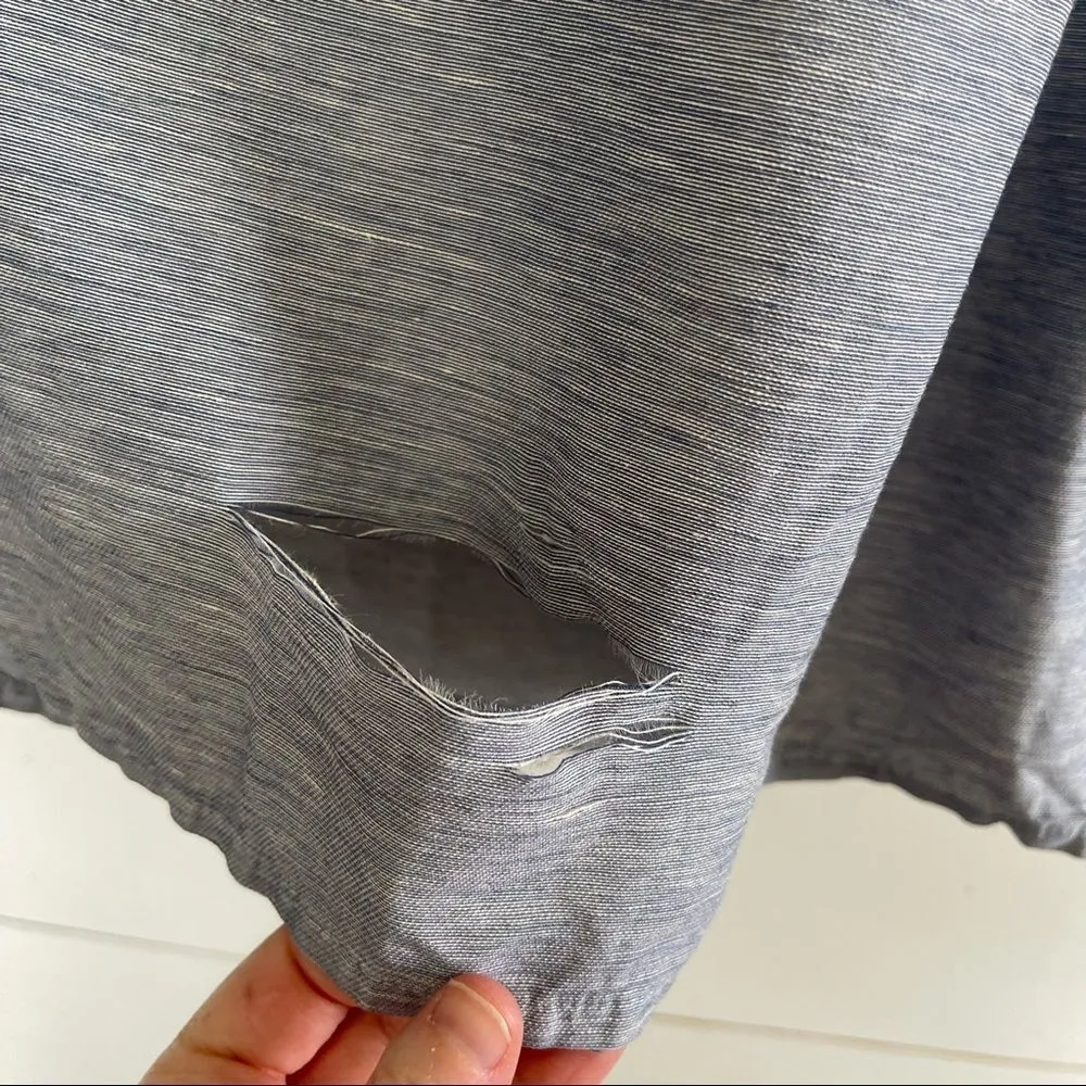 CO Grey Front Bib Blouse - Image 3