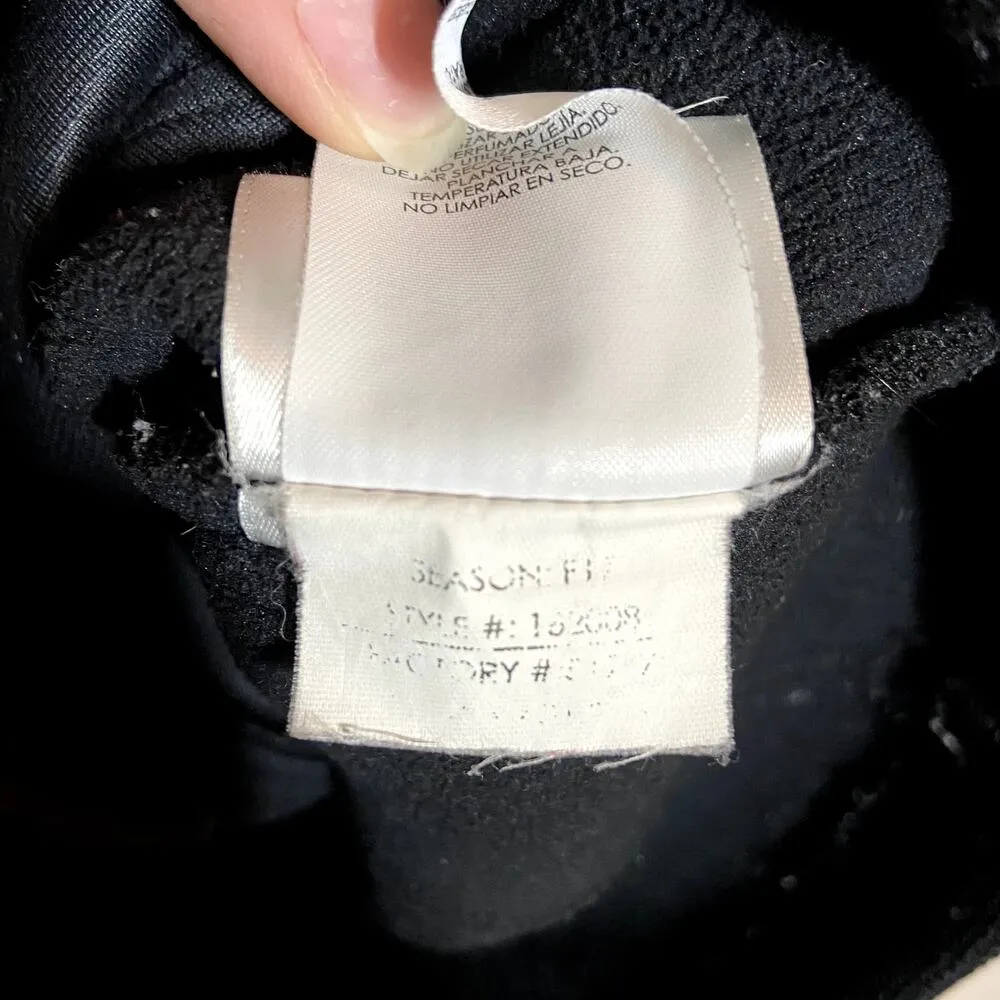 Spyder Sweater Mock Neck Full Zipper Long Sleeve Zipper Pocket Black Small - Image 3