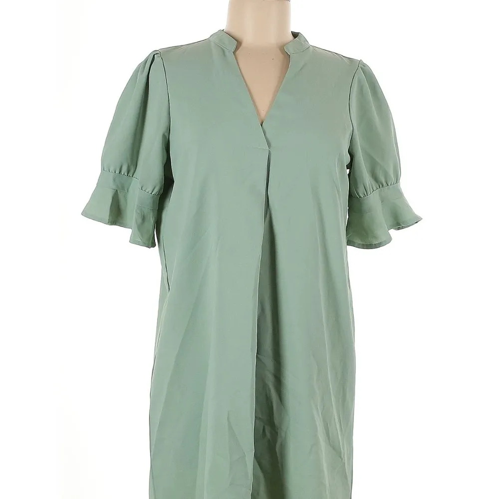 Sage Midi Dress Green Size M - Image 2