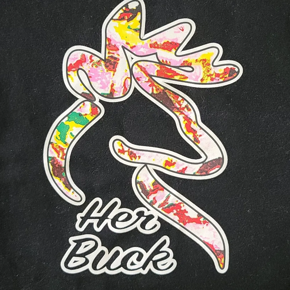 Her Buck hoodie size large - Image 3