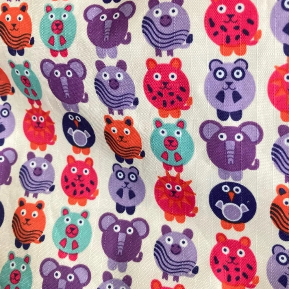 Casa di Borse Moda Italy Graphic Animal Print Crossbody Bag Purple - Image 10