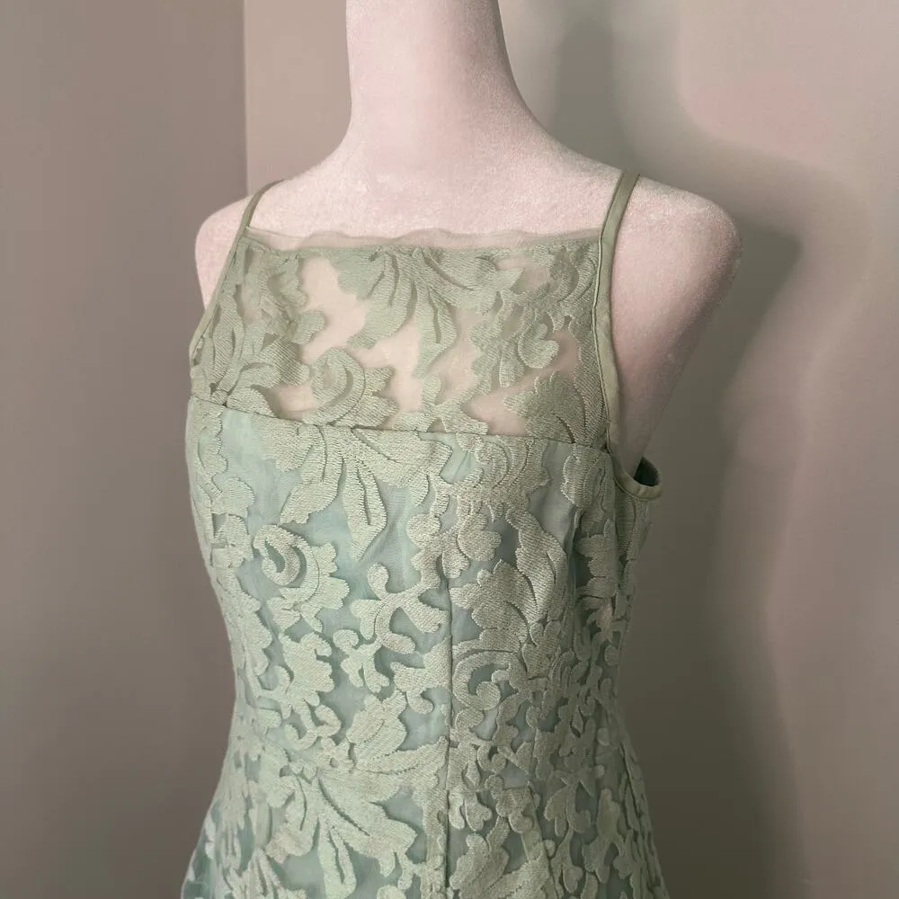 Nanette Lepore light green sleeveless a-line midi dress size 6 - Image 4