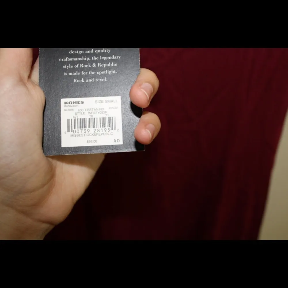 NWT Kohl’s Rock and Republic Wine Color Dress - Image 6