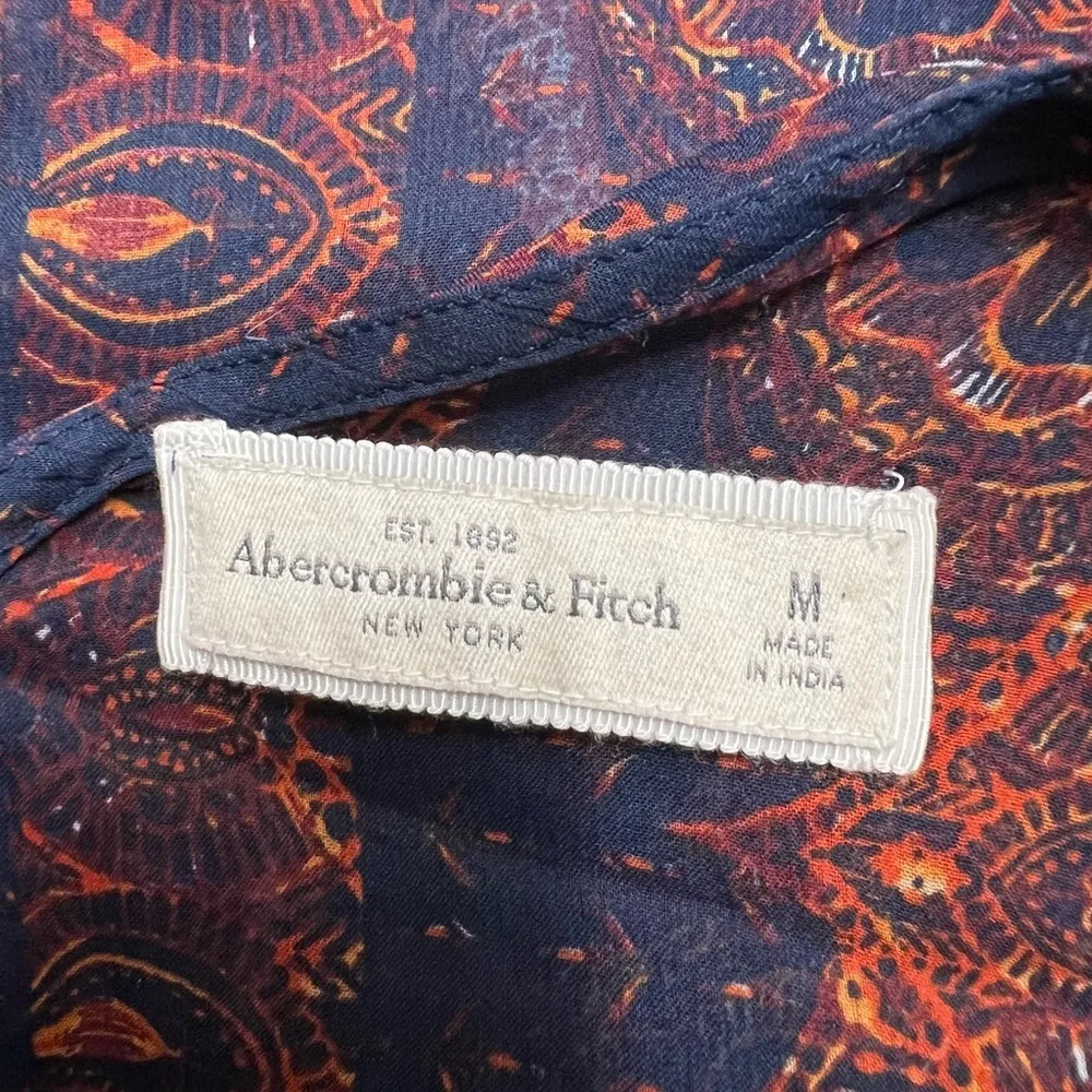 Abercrombie & Fitch Floral Babydoll Sheer Flowy Bohemian Hippie Top‎ - Image 7