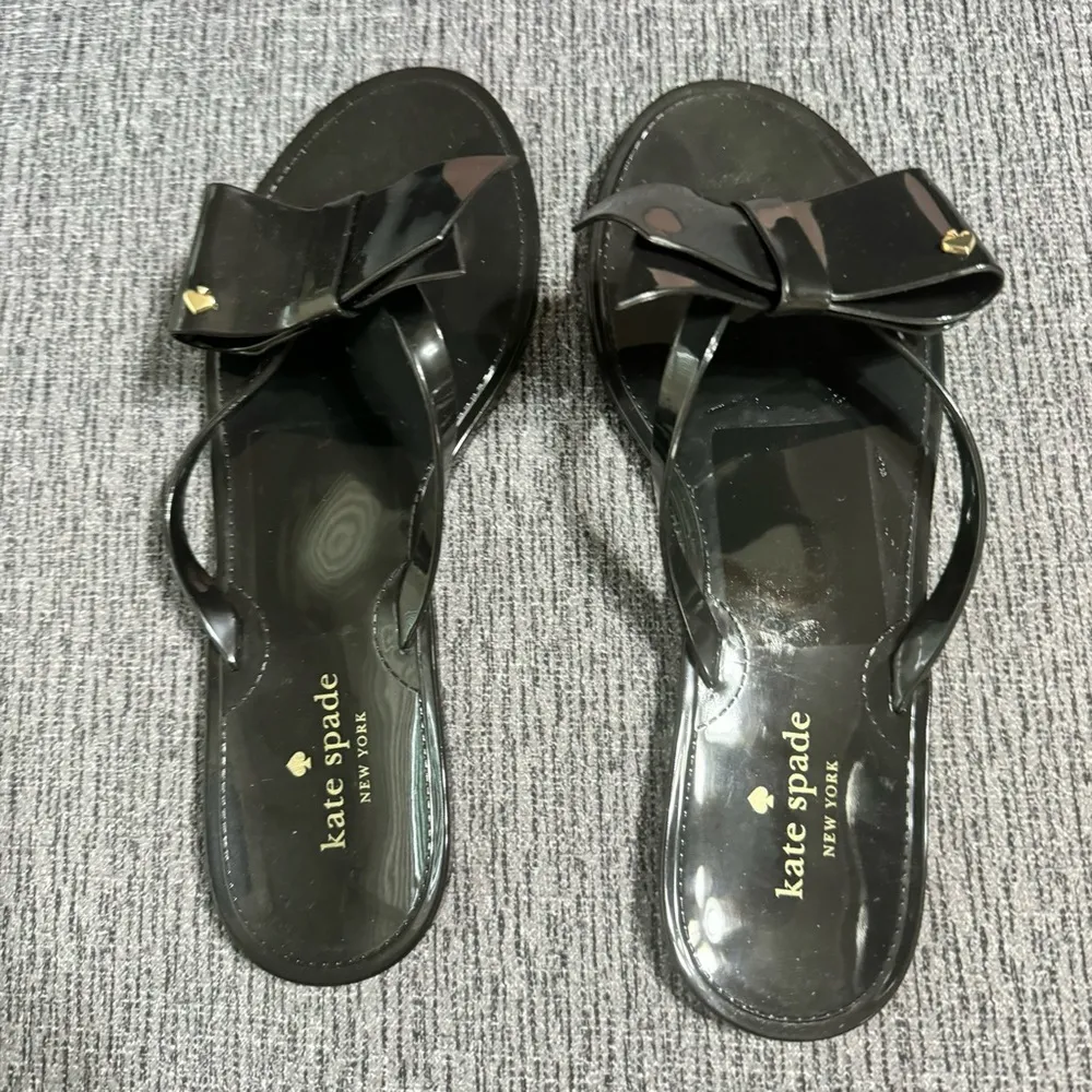 Kate Spade New York Jayla Jelly Bow Flip Flop Sandals - Image 11