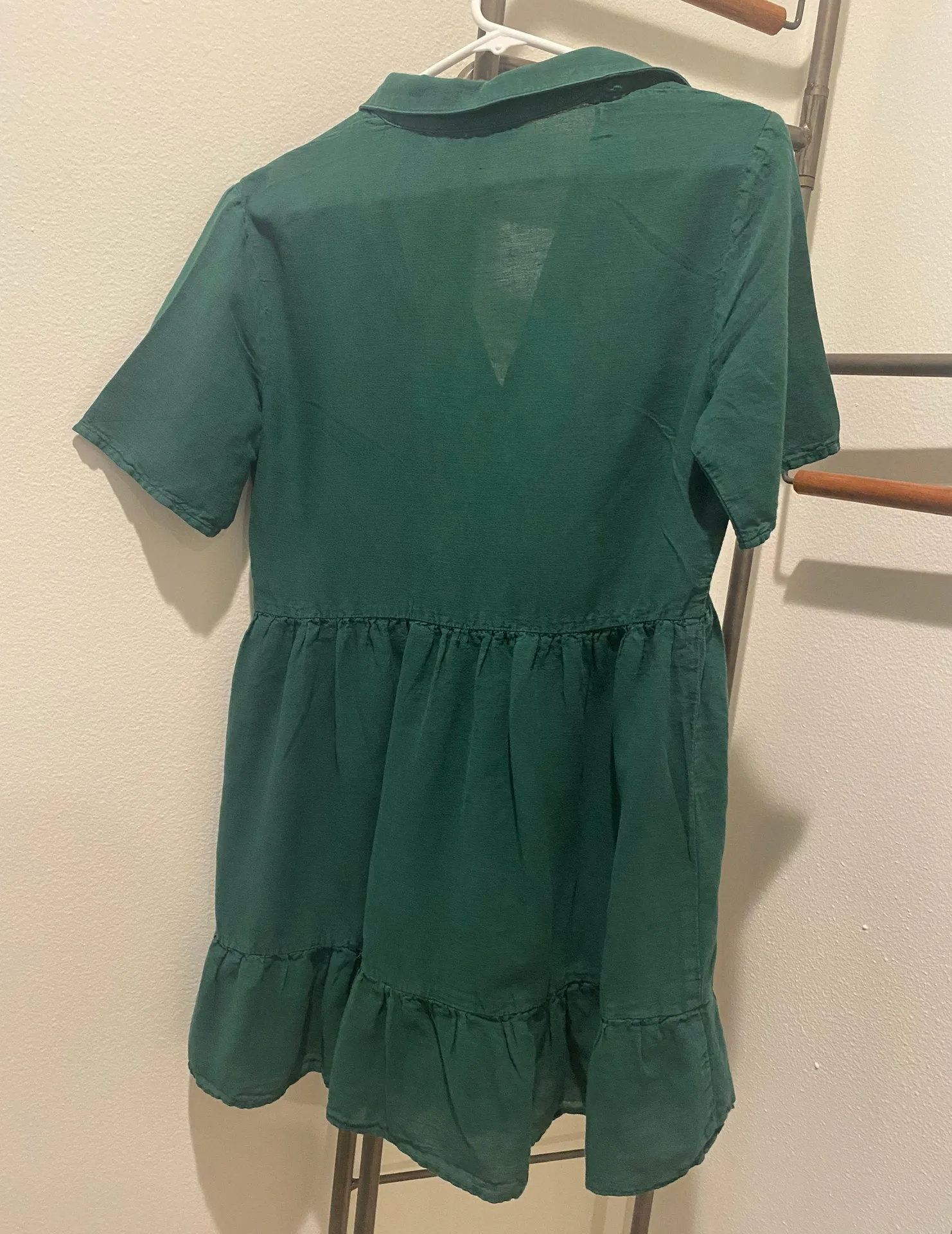 ZARA collard linen dress - Image 2