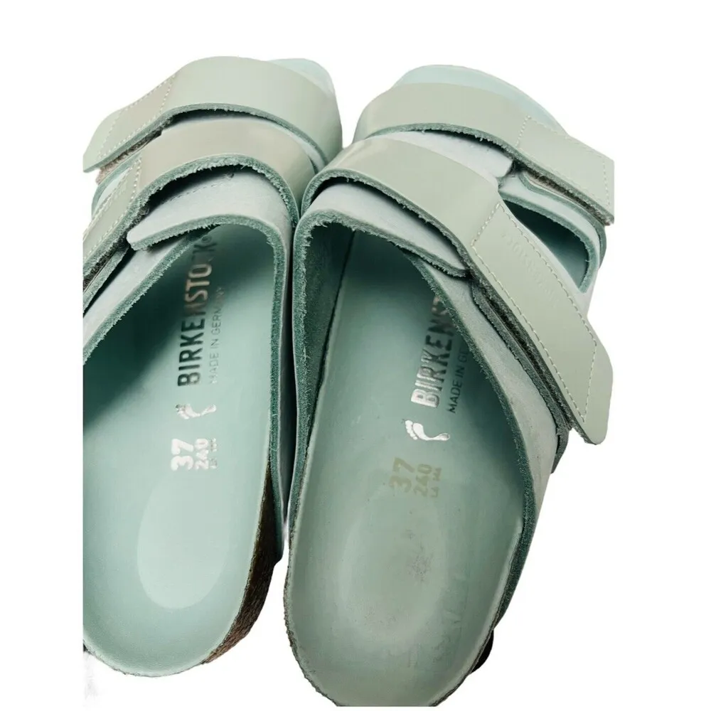Uji Shine Slide Sandal SURF GREEN Narrow Size 6 US / 37 EU New $160 - Image 5