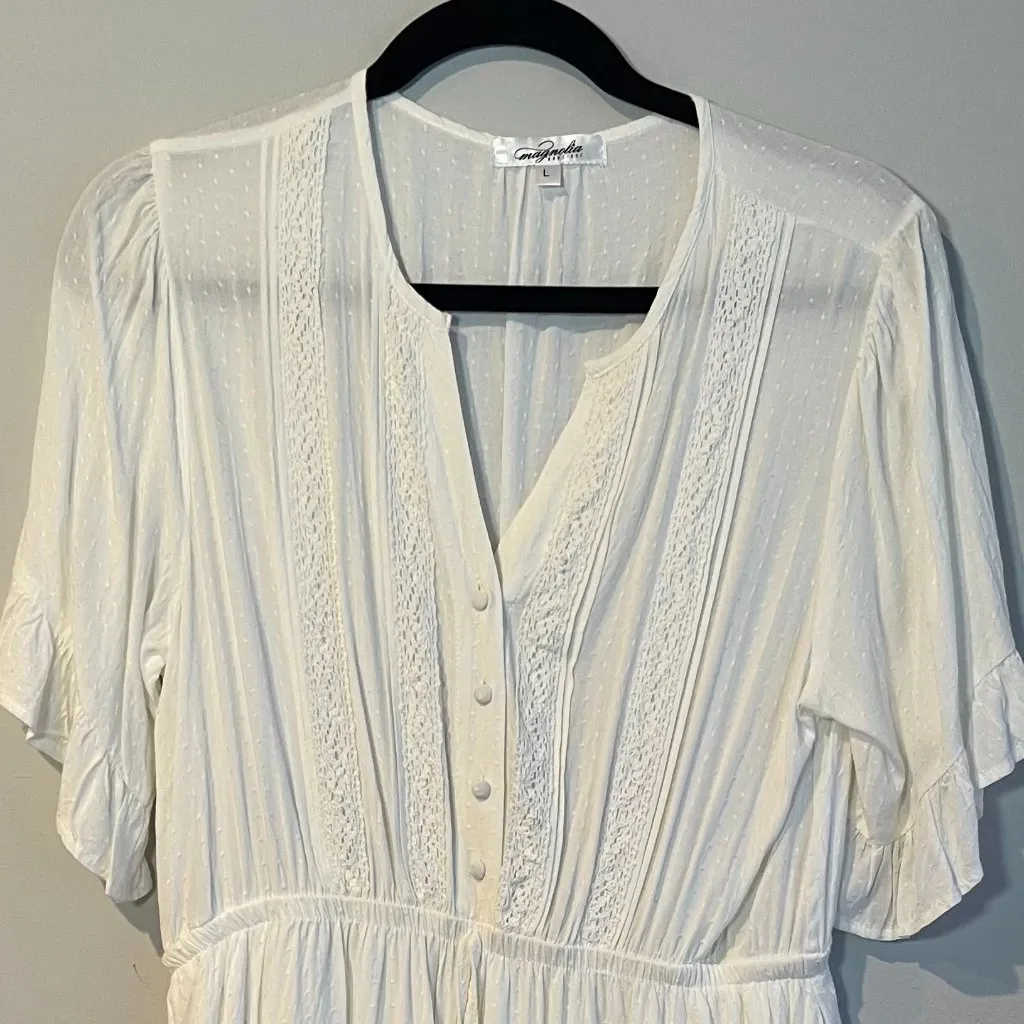 Magnolia Boutique White Babydoll Mini - Image 3