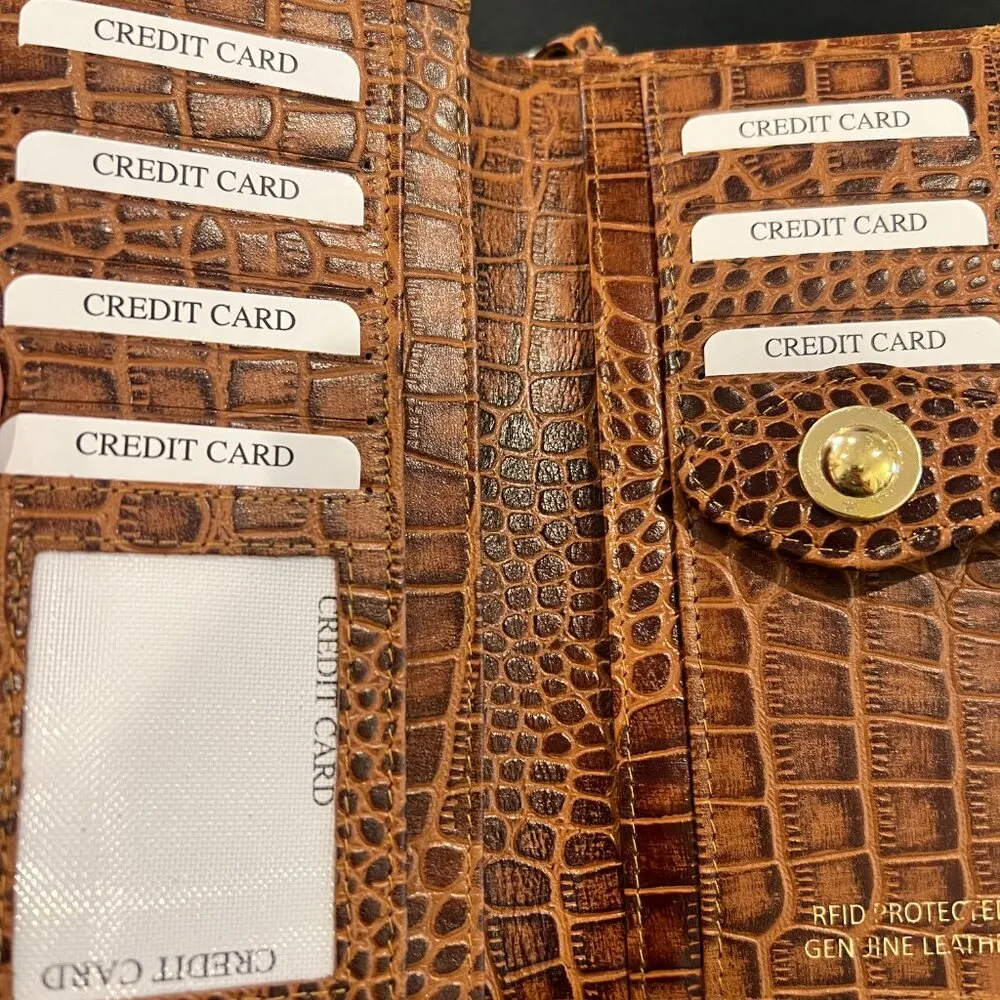 Union Code RFID Leather Wallet Brown - Image 5