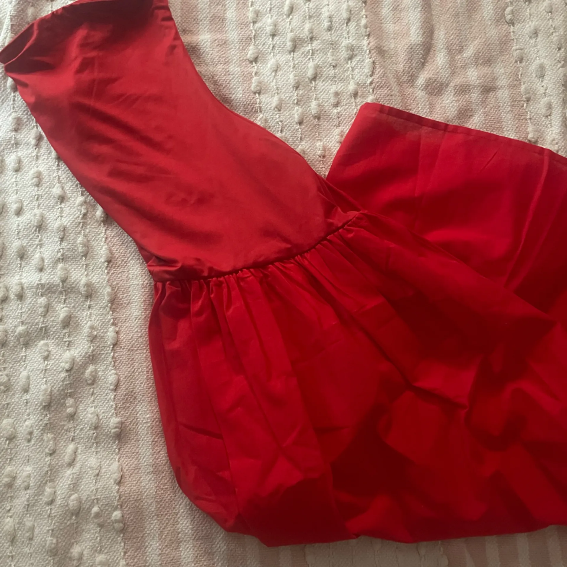 Peppermayo Vibrant Red Strapless Dress - Image 2