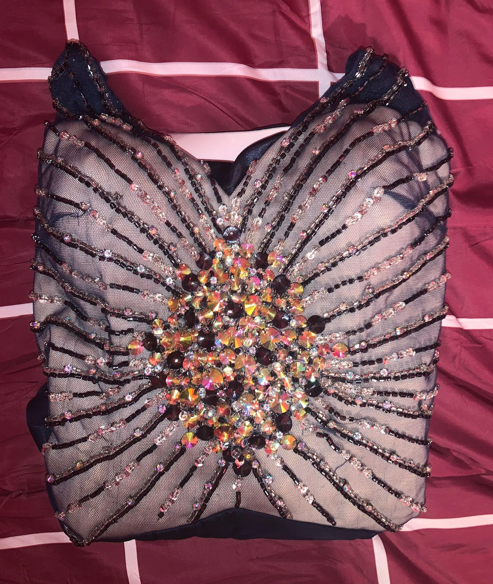 BEDAZZLE PROM DRESS Blue Size 14 - Image 3