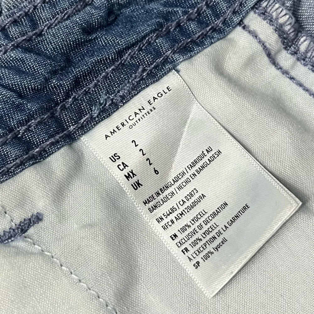 American Eagle Outfitters • Chambray Paper Bag Shorts - Image 4