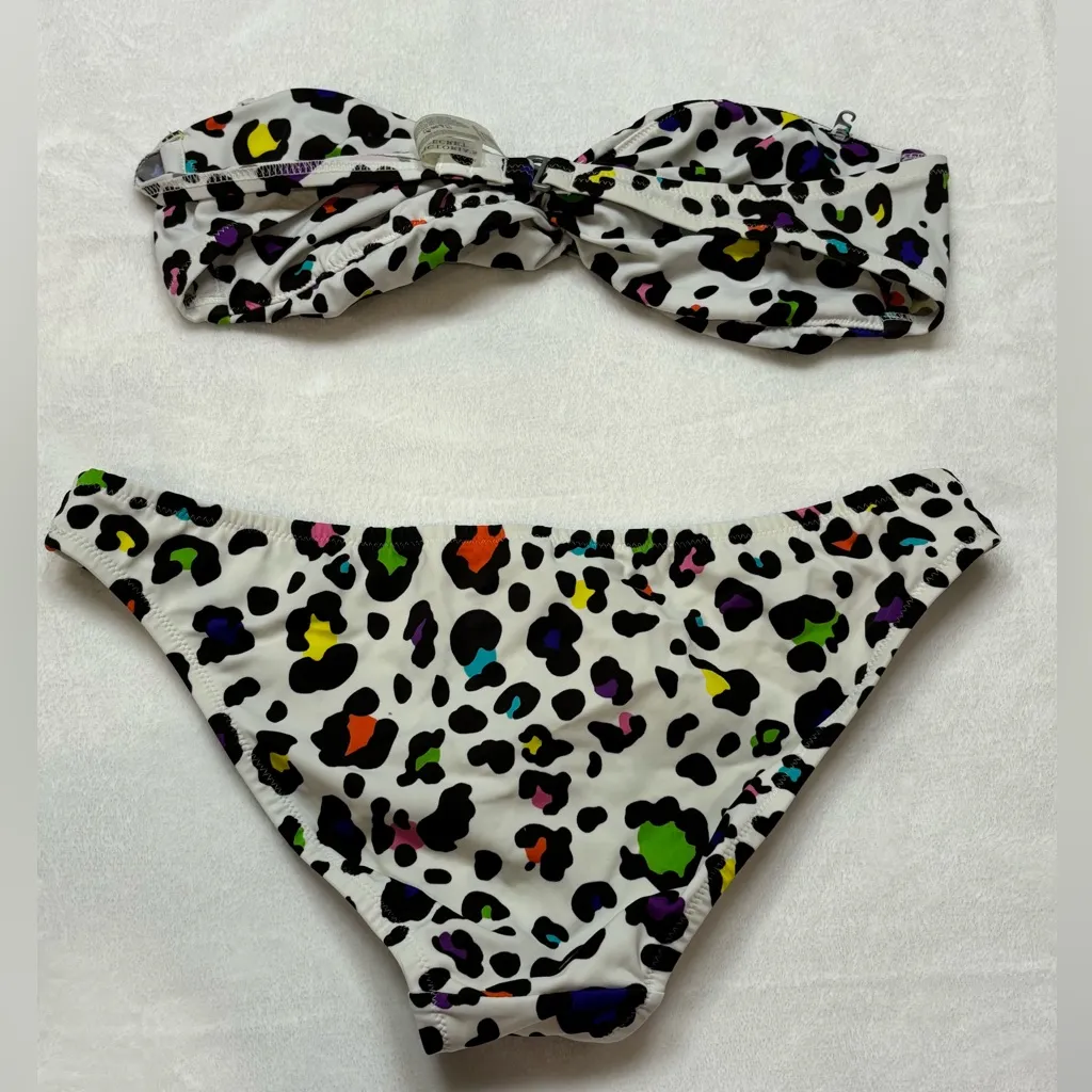 Victoria’s Secret White Leopard Printed Bikini Swimwear Set - Image 8