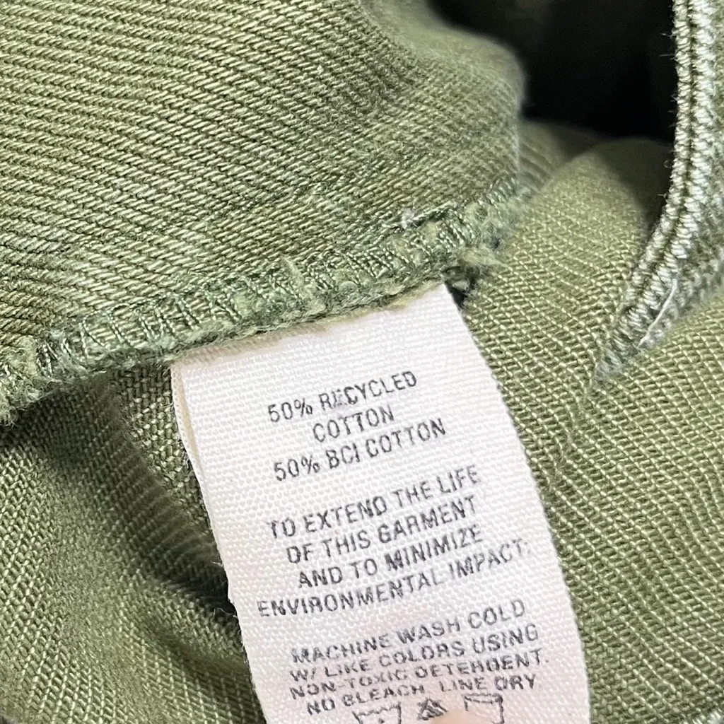 Alex Mill x Claire Saffitz Green Cotton Overalls Women’s Small Utility Workwear - Image 12