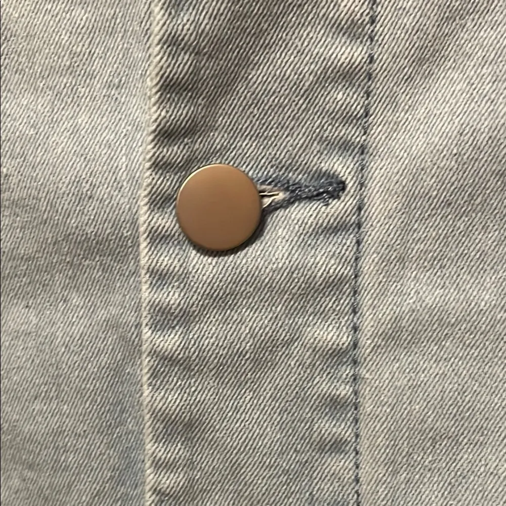 🫦🫦🫦BOGOHO🫦🫦🫦Light Blue Denim Button-Front Skirt - Image 5