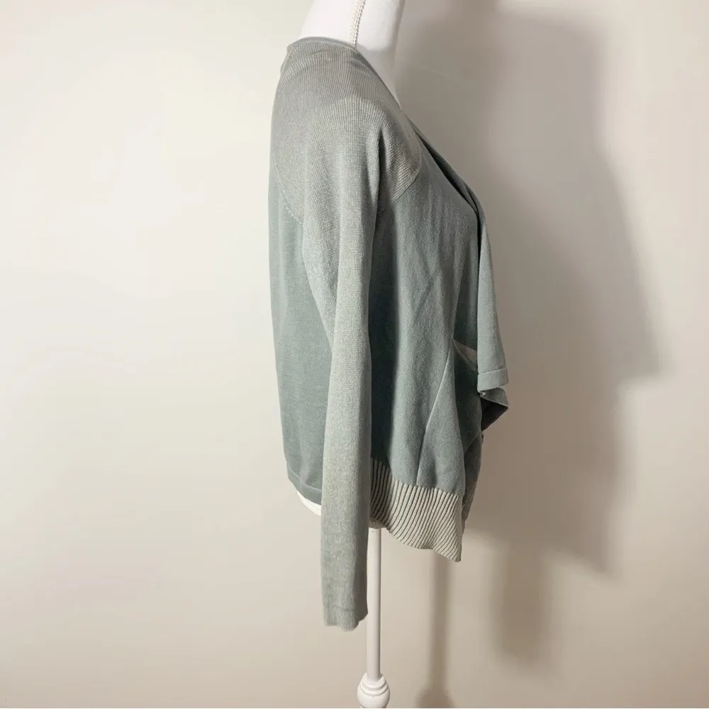 Sage Green Open Front Pocket Cardigan Style 5132 Size XS - Image 12