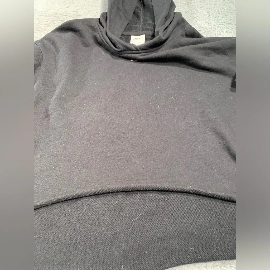 Nike center swoosh Black Cropped Hoodie XS - Image 6