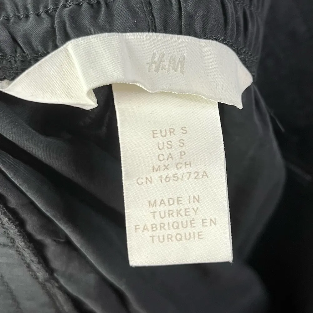 H&M Black Modal Blend Pull On High Rise Shorts S - Image 4