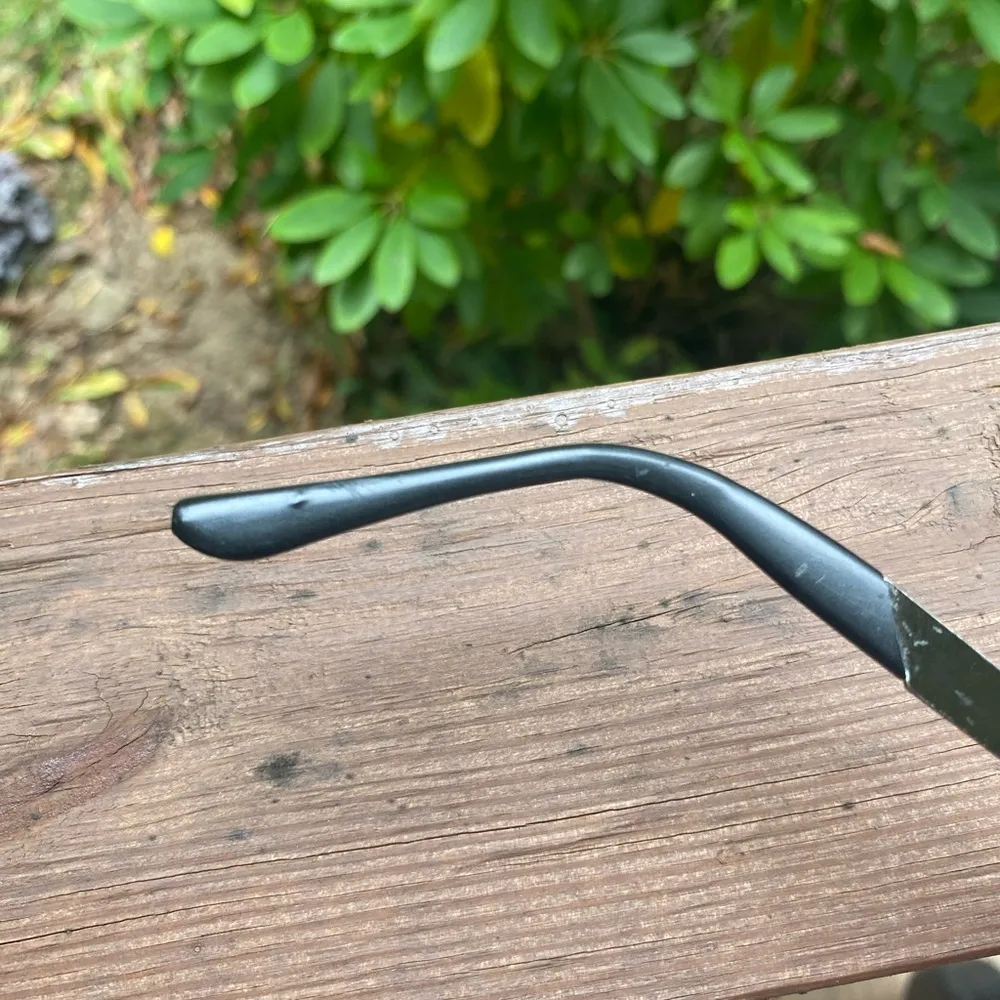 Authentic Gucci rectangle glitter eyeglasses frame brown gold preppy - Image 8