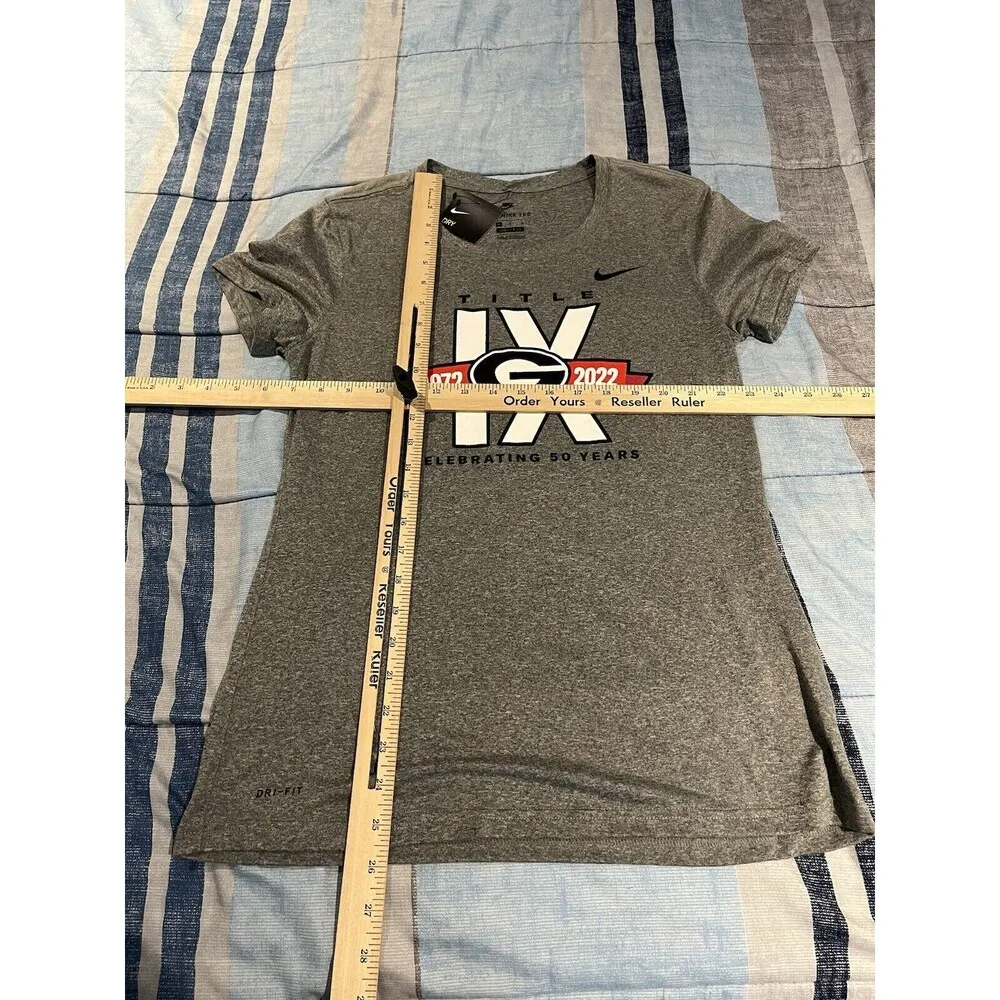 nwt Nike dri-fit women's M athletic t shirt Georgia Bulldogs 50 years - Image 3