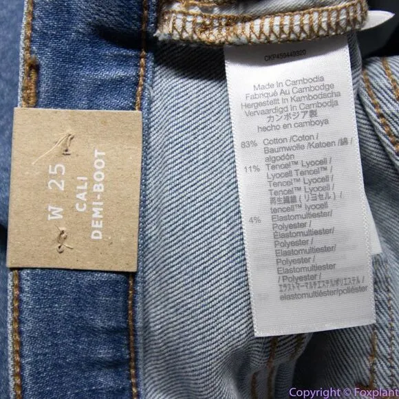 NEW‎ Madewell Cali Demi-Boot Jeans in Dorrance Wash, 25 - Image 16