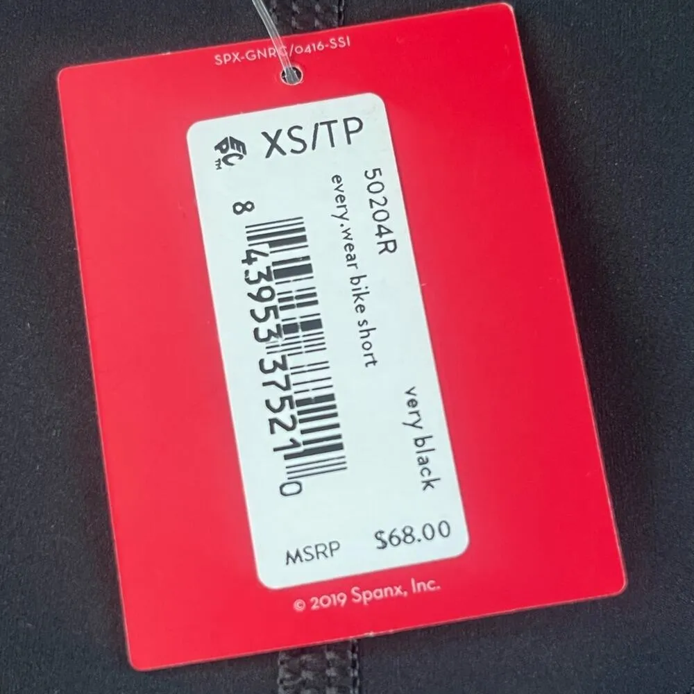 Spanx  every wear biker shorts with pockets black NWT XS - Image 9