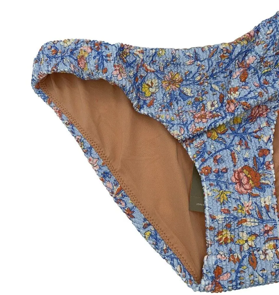 New NWT J. Crew Floral Scrunchie Hipster Bikini Swim Bathing Suit Bottom Size 2X - Image 3