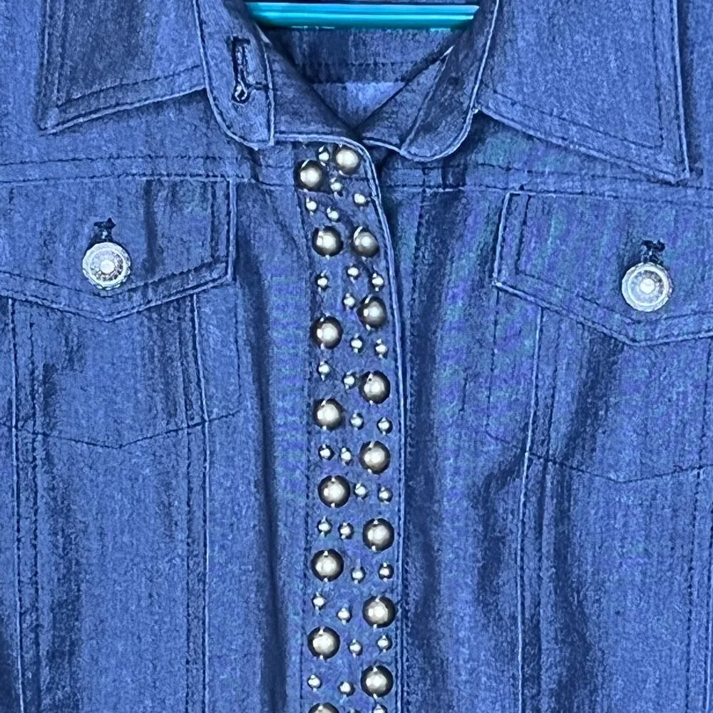 Ruby Rd Jeweled Long Sleeve Jacket 16 - Image 3