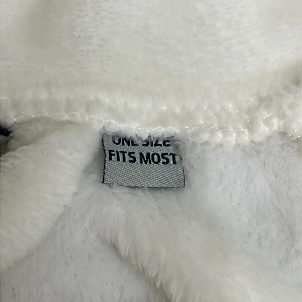 Montauk White super soft front pockets luxury tie waist robe, one size fits most - Image 9