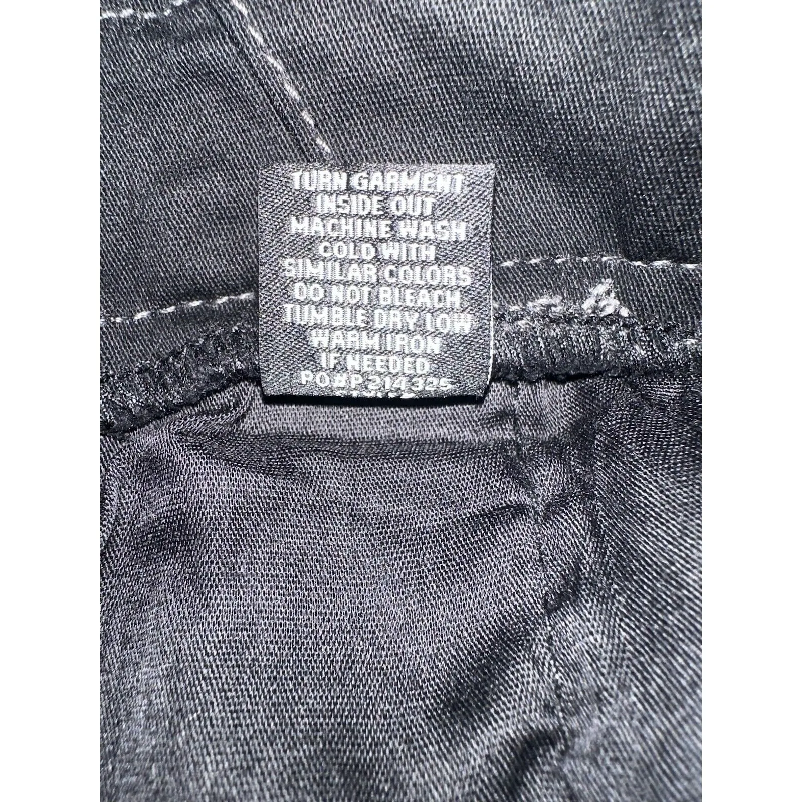 Almost Famous Black W/Camo Pockets Cargo Jogger Pants Elastic Waist w/Belt Sz XL - Image 9