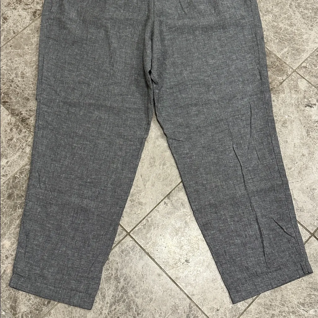 A New Day High-Rise Pleat Front Straight Leg Ankle Pants NEW Gray Size 16 - Image 10