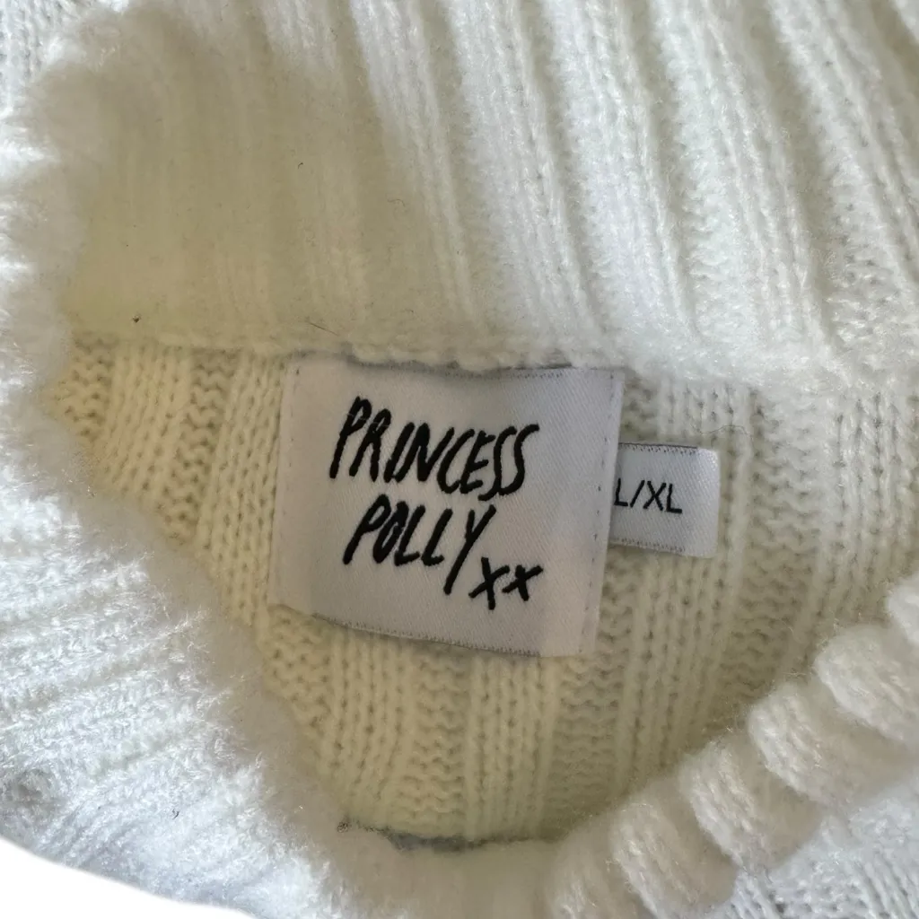 Princess Polly  - Innerbloom Oversized Ribbed Sweater Sz L/XL - Image 7