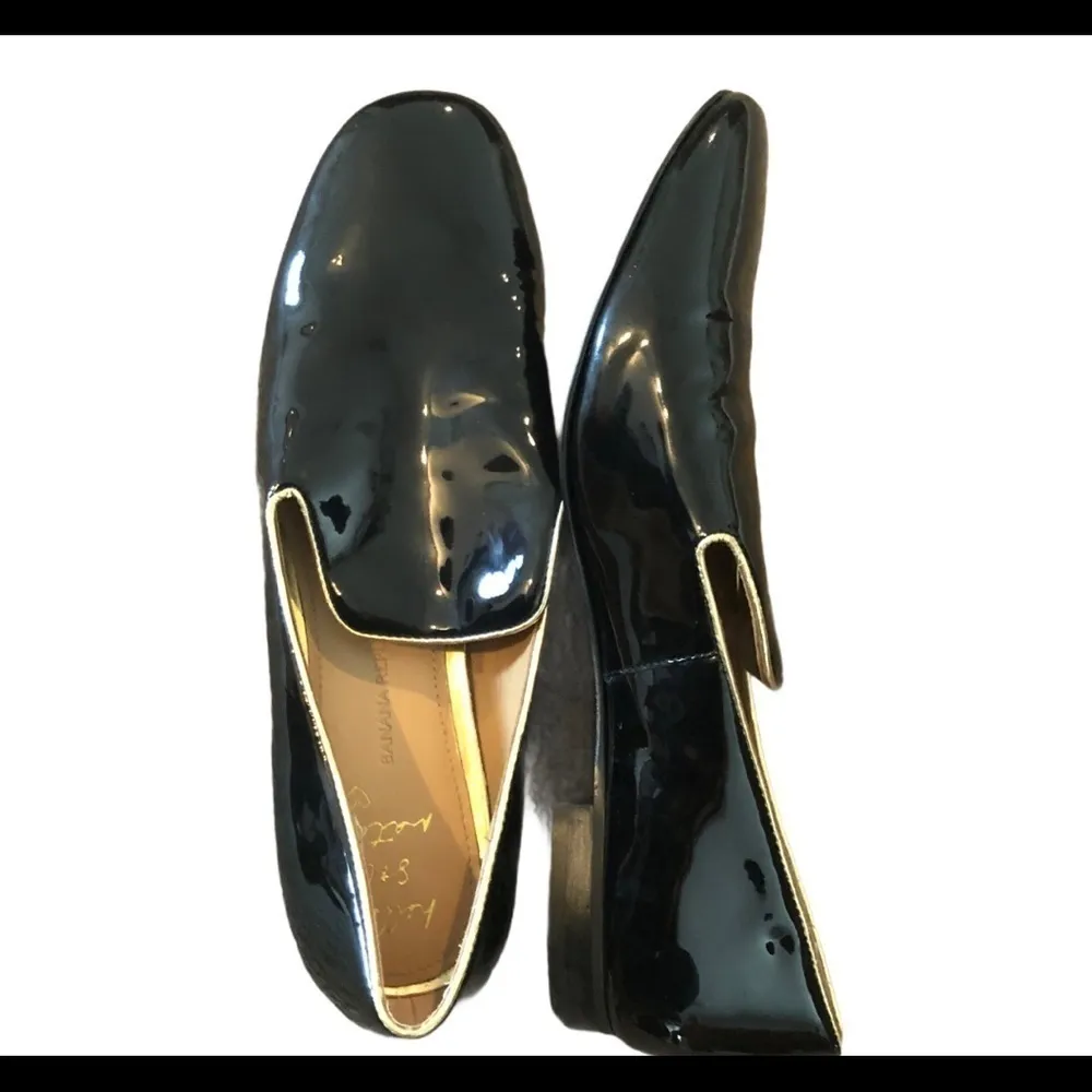 Hello Sole Mate Patent Leather Moc Loafer 8.5 Career Dk Academia - Image 2