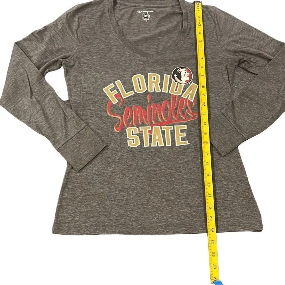 FSU Florida Seminoles State tee gray size M - Image 4