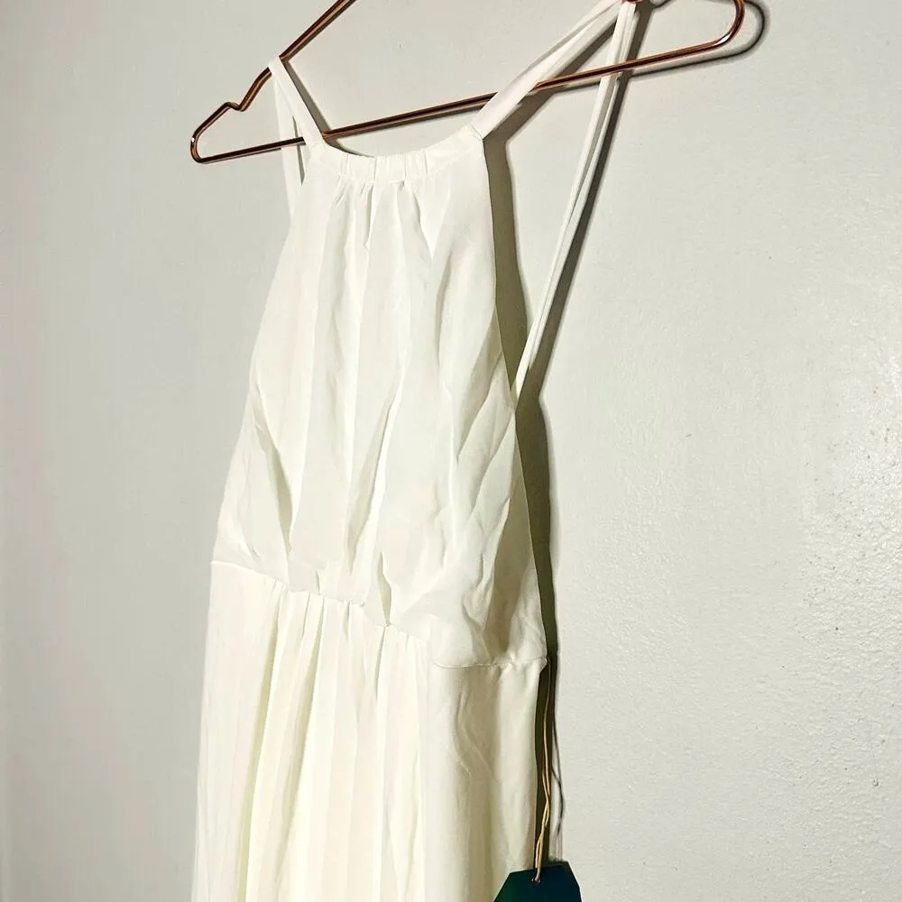 NWT Show Me Your Mumu Amanda Wedding Cake Chiffon Maxi Dress Size Medium - Image 4