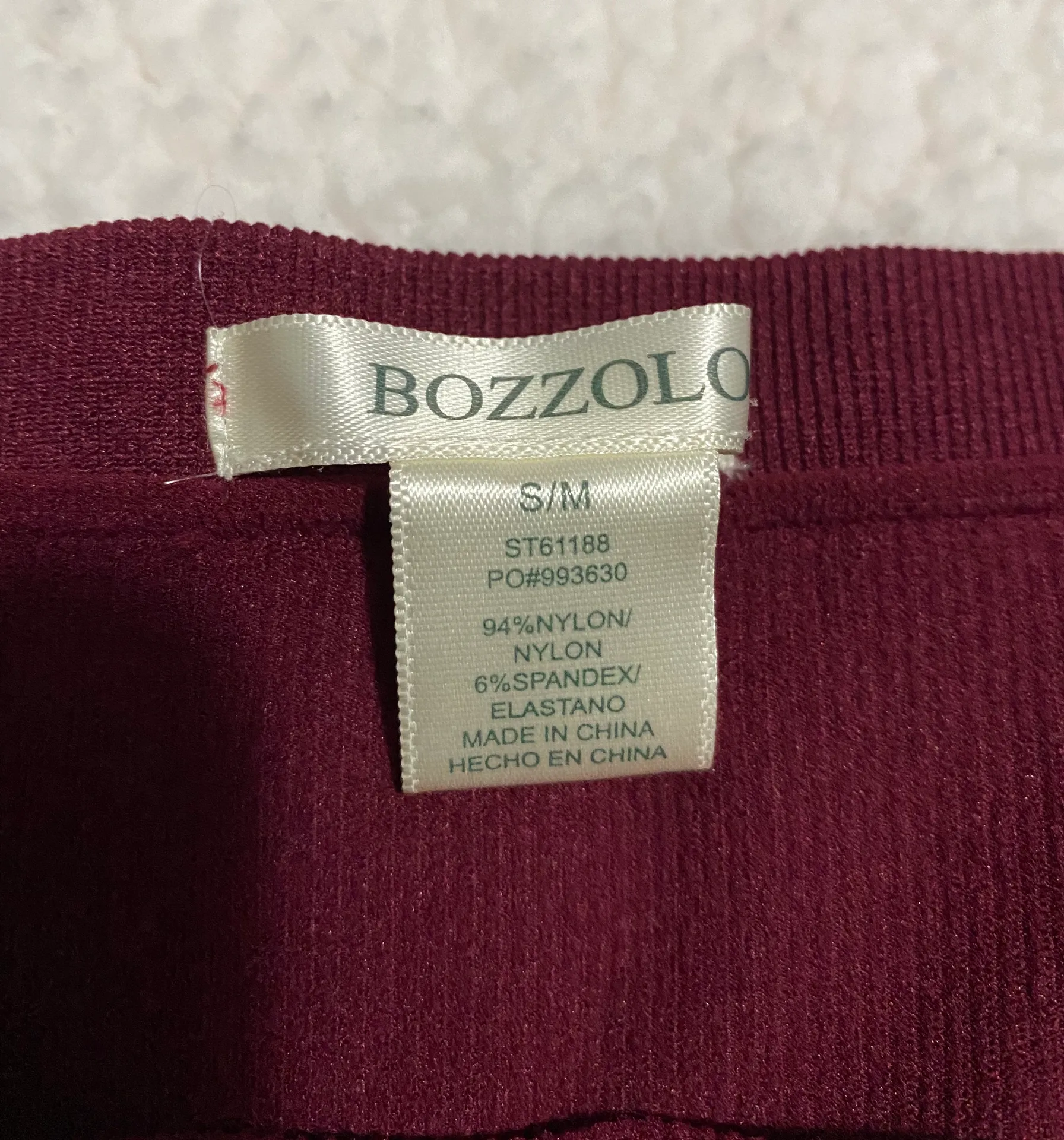 Bozzolo Maroon Top - Image 3