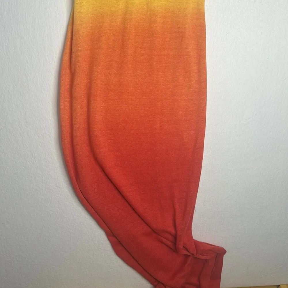 Vintage Ralph Lauren Sunset Ombré Maxi Dress - Image 3