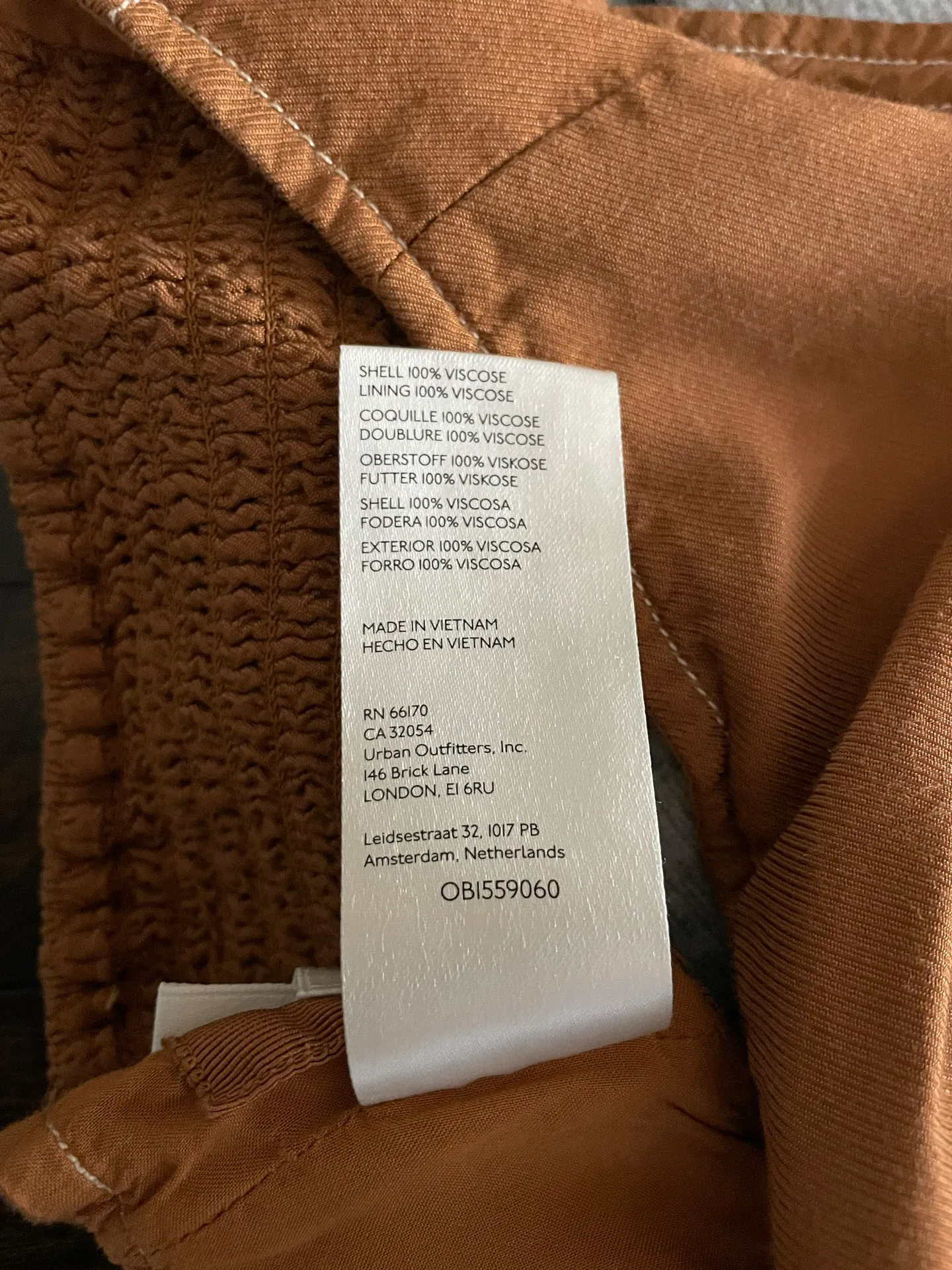 Anthropologie Seamed Rust Corest Crop Bra Top XS - Image 11