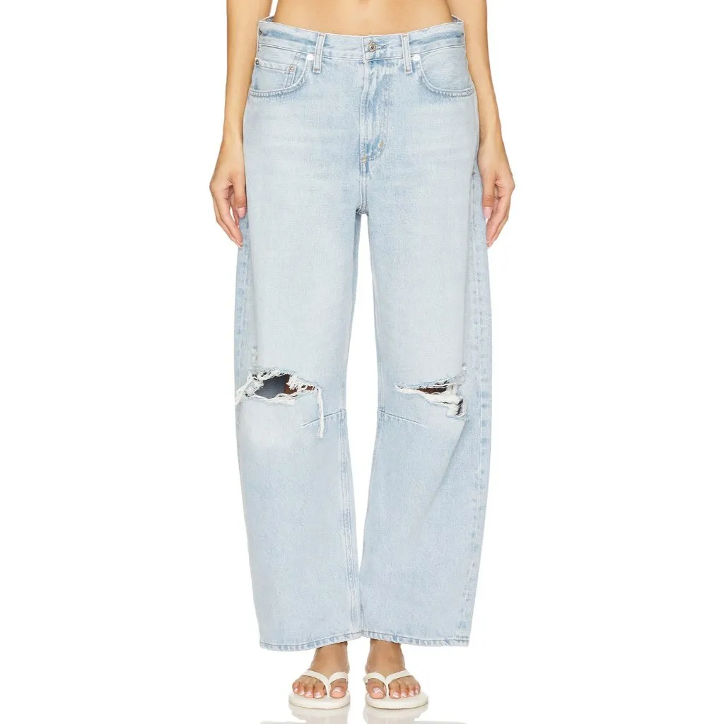 NWT Citizens Of Humanity Miro Relaxed in Damaris Rigid Barrel Leg Jeans 27 - Image 2