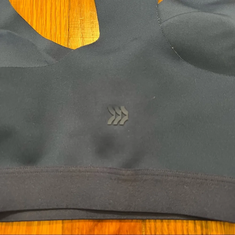 All In Motion Medium Support Bonded Racerback Bra Blue - Image 9