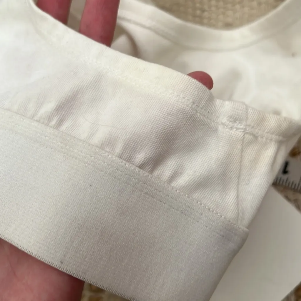 NEW Talentless White Sports Bra - Image 5