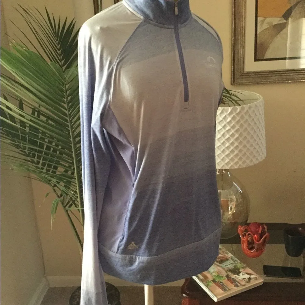Adidas long sleeve golf shirt size m - Image 2