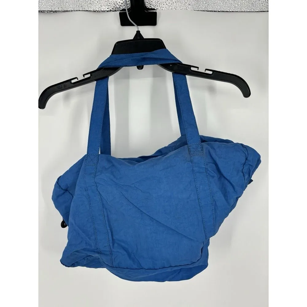 Kipling Overnight Travel Duffle Bag Lightweight Carry On Blue Zipper Pockets - Image 2