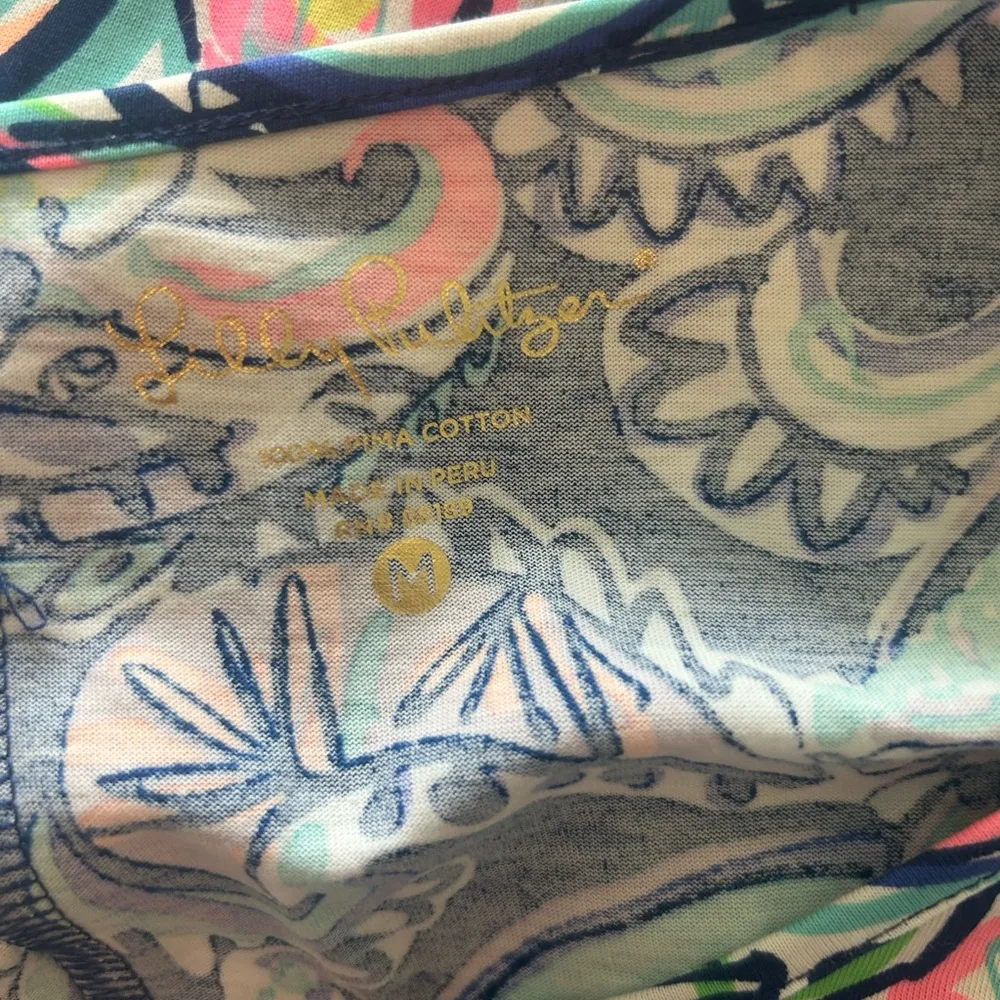 Lilly Pulitzer Vibrant Paisley Cotton Top - Image 5