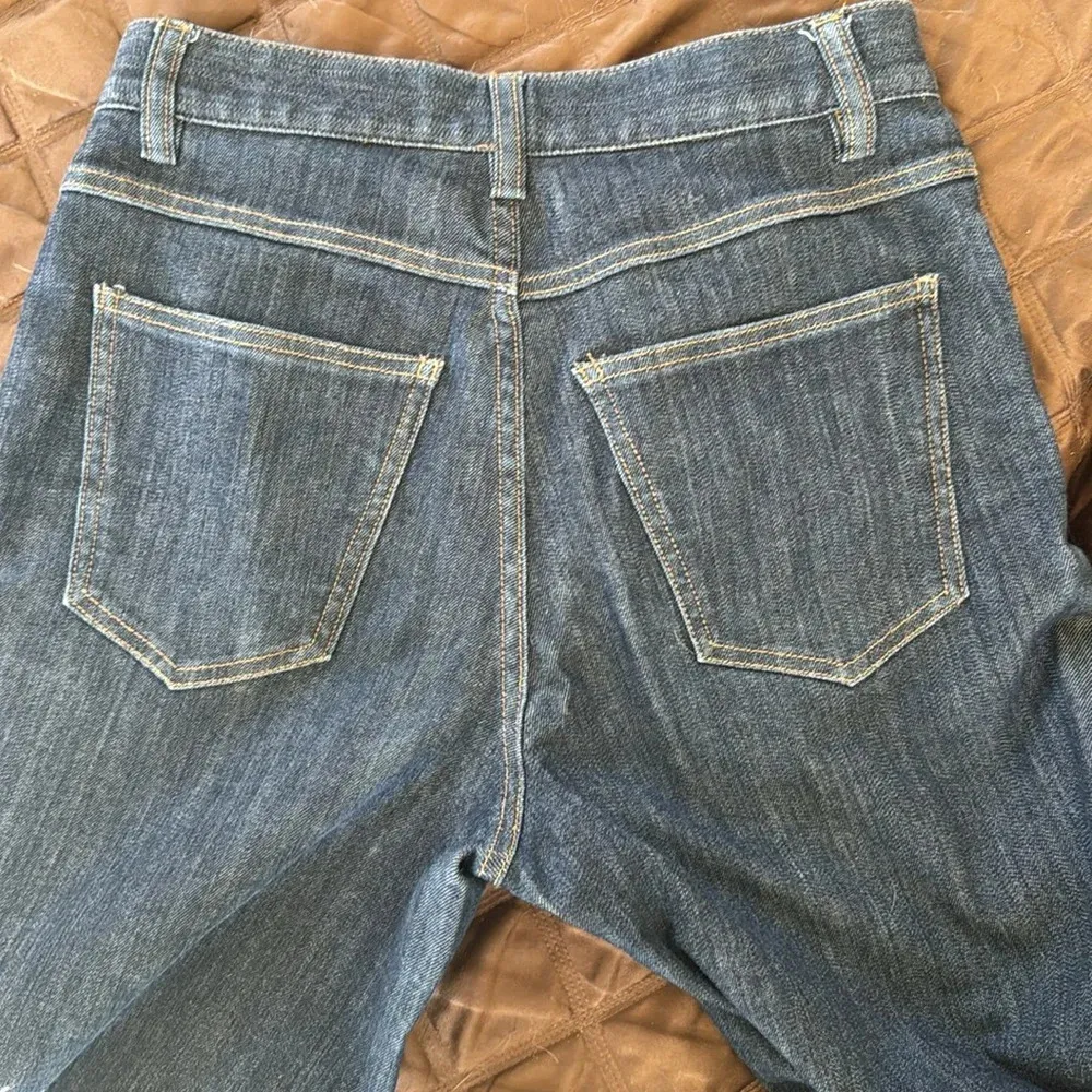 Derek Lam wide flare leg dark denim jeans - Image 10