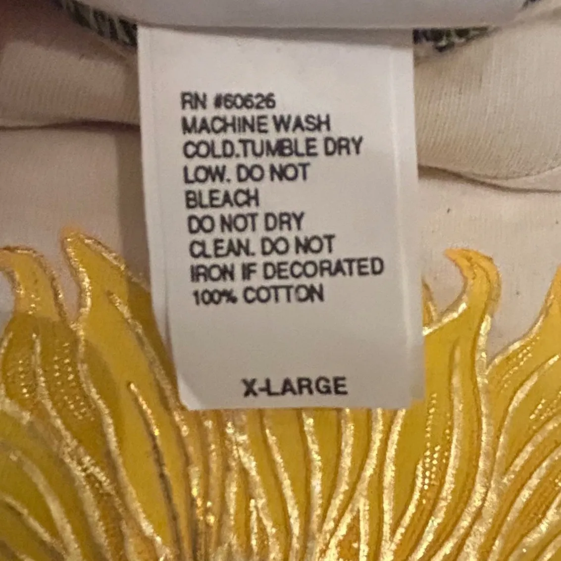 Vintage Cracker Barrel Sunflower Shirt Casual Comfy Cream Green Trim XL Made USA - Image 5