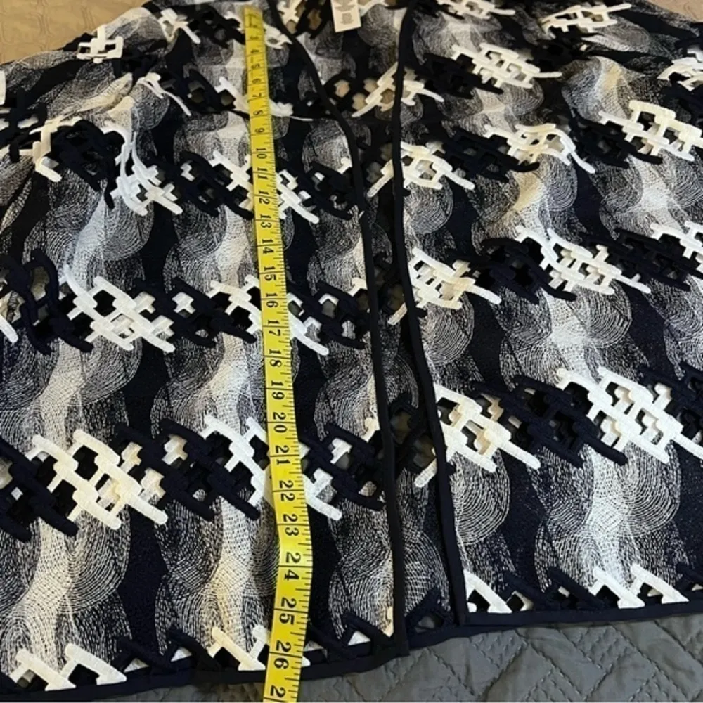 Alfred Dunner Easy Street Native New Yorker Open Weave Navy Cardigan Large New - Image 10