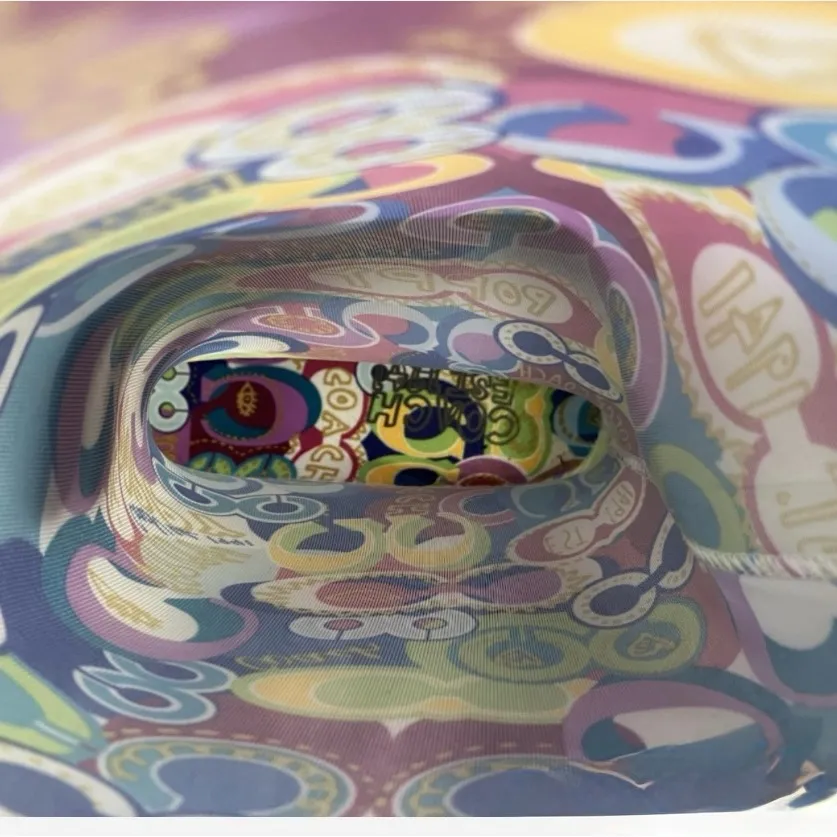 Coach Pixy Multi Poppy Graphic Print Rain Boots Size 8 with Original Box - Image 7